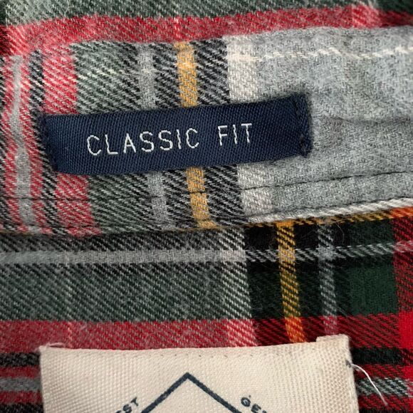 St Johns Bay Mens XXL Legacy Flannel Shirt Multicolor Plaid Long Sleeve Cotton - Picture 4 of 6